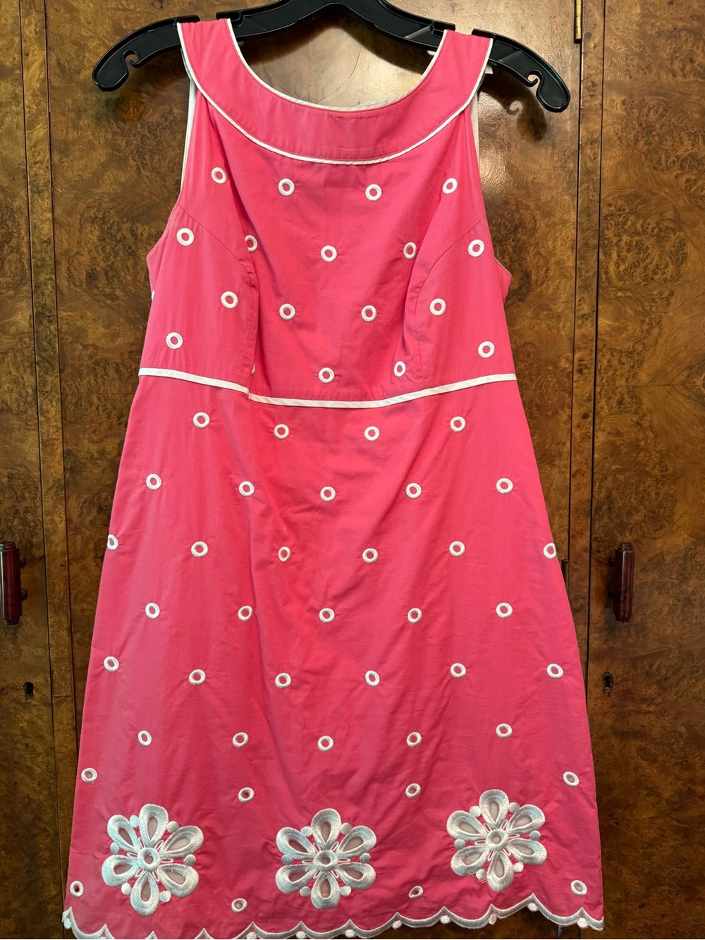 Lilly Pulitzer Pink Cotton Dress with White Lining
